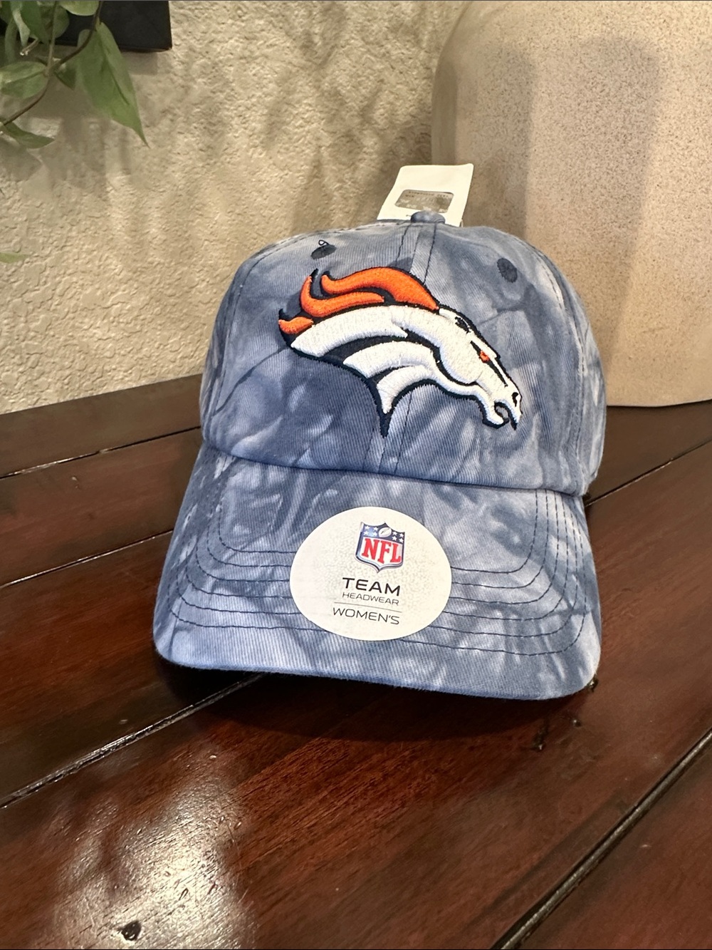 Denver Broncos Women's Tie-Dye Cap - Blue/Orange/White